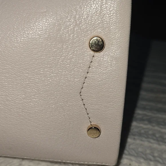 Kate Spade Cream Leather Tote Bag